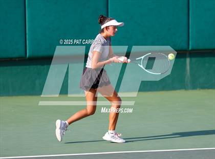 Thumbnail 2 in Centennial vs Flour Bluff Flour (UIL 5A Tennis Final) photogallery.
