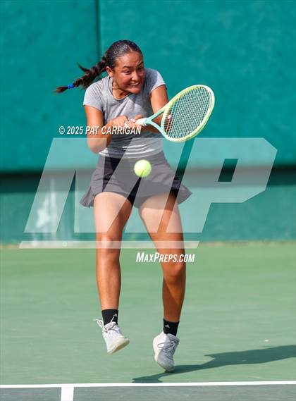 Thumbnail 1 in Centennial vs Flour Bluff Flour (UIL 5A Tennis Final) photogallery.