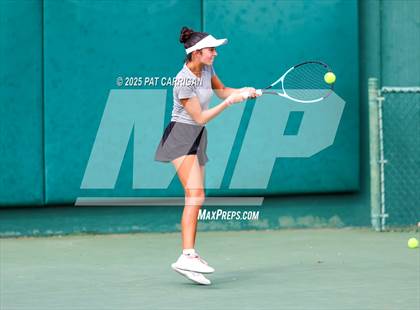 Thumbnail 1 in Centennial vs Flour Bluff Flour (UIL 5A Tennis Final) photogallery.
