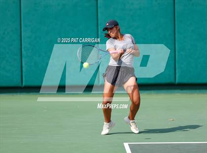 Thumbnail 2 in Centennial vs Flour Bluff Flour (UIL 5A Tennis Final) photogallery.