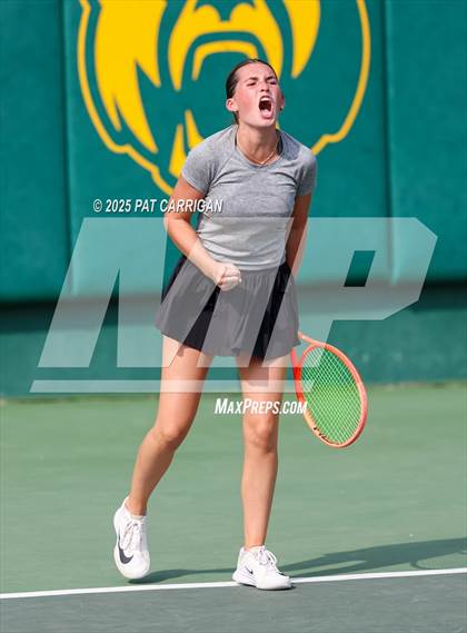 Thumbnail 3 in Centennial vs Flour Bluff Flour (UIL 5A Tennis Final) photogallery.