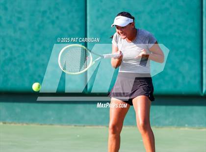 Thumbnail 2 in Centennial vs Flour Bluff Flour (UIL 5A Tennis Final) photogallery.