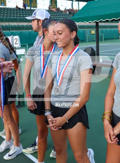 Thumbnail 3 in Centennial vs Flour Bluff Flour (UIL 5A Tennis Final) photogallery.