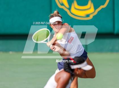 Thumbnail 3 in Centennial vs Flour Bluff Flour (UIL 5A Tennis Final) photogallery.