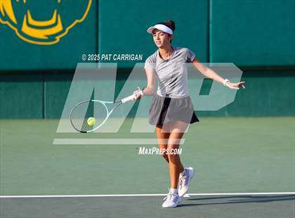 Thumbnail 1 in Centennial vs Flour Bluff Flour (UIL 5A Tennis Final) photogallery.