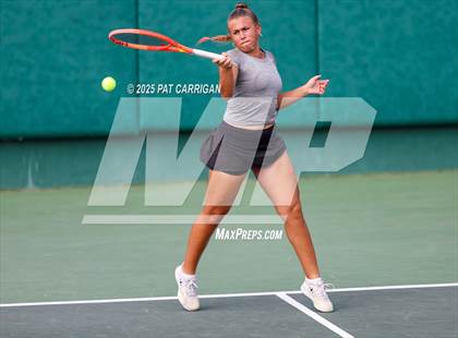 Thumbnail 3 in Centennial vs Flour Bluff Flour (UIL 5A Tennis Final) photogallery.