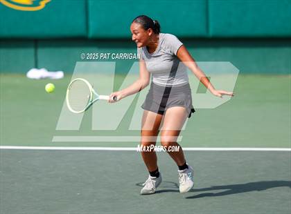 Thumbnail 1 in Centennial vs Flour Bluff Flour (UIL 5A Tennis Final) photogallery.