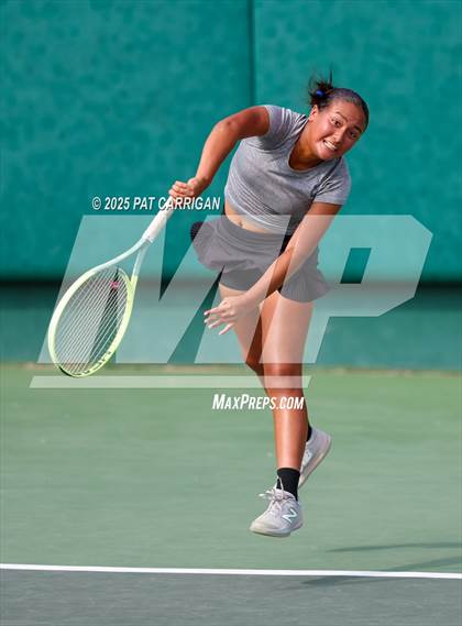 Thumbnail 2 in Centennial vs Flour Bluff Flour (UIL 5A Tennis Final) photogallery.