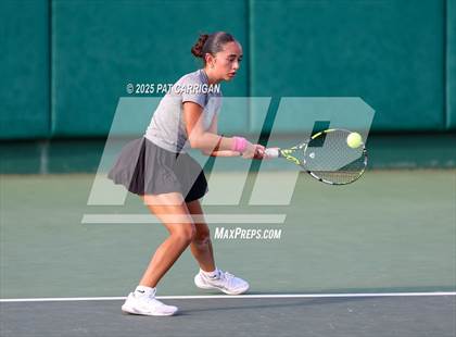 Thumbnail 1 in Centennial vs Flour Bluff Flour (UIL 5A Tennis Final) photogallery.