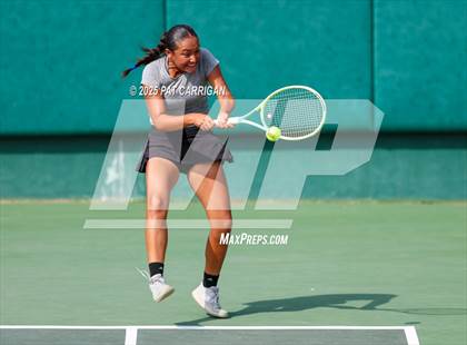 Thumbnail 3 in Centennial vs Flour Bluff Flour (UIL 5A Tennis Final) photogallery.