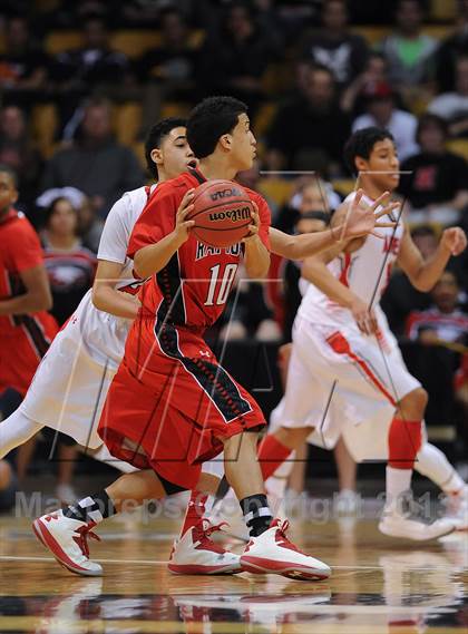 Thumbnail 2 in Denver East vs. Eaglecrest (CHSAA 5A Final) photogallery.