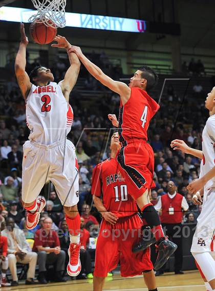 Thumbnail 1 in Denver East vs. Eaglecrest (CHSAA 5A Final) photogallery.