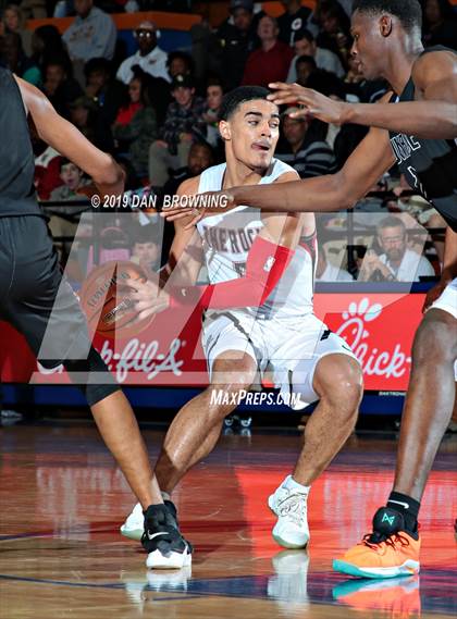 Thumbnail 2 in The Rock vs Sunrise Christian Academy (Chick-Fil-A Classic) photogallery.