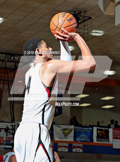 Thumbnail 2 in The Rock vs Sunrise Christian Academy (Chick-Fil-A Classic) photogallery.