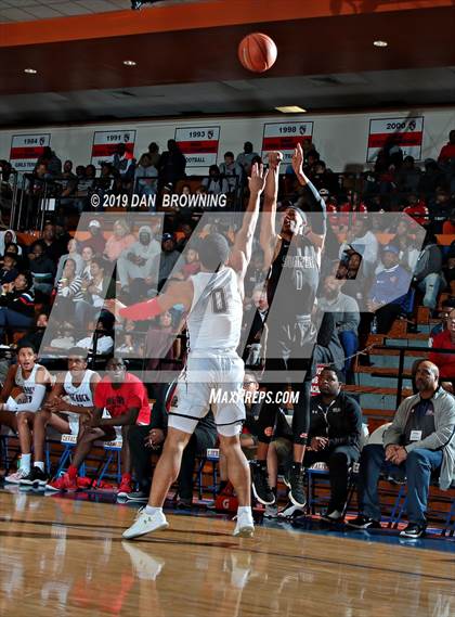 Thumbnail 1 in The Rock vs Sunrise Christian Academy (Chick-Fil-A Classic) photogallery.