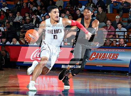 Thumbnail 1 in The Rock vs Sunrise Christian Academy (Chick-Fil-A Classic) photogallery.