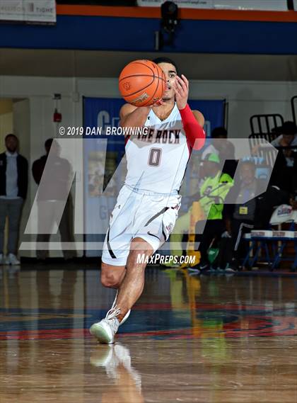 Thumbnail 1 in The Rock vs Sunrise Christian Academy (Chick-Fil-A Classic) photogallery.