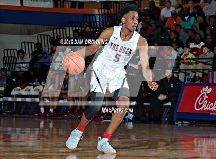 Thumbnail 1 in The Rock vs Sunrise Christian Academy (Chick-Fil-A Classic) photogallery.
