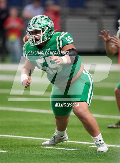 Thumbnail 1 in Cuero vs. Wimberley (UIL 4A Division II Semifinal) photogallery.