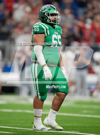 Thumbnail 3 in Cuero vs. Wimberley (UIL 4A Division II Semifinal) photogallery.