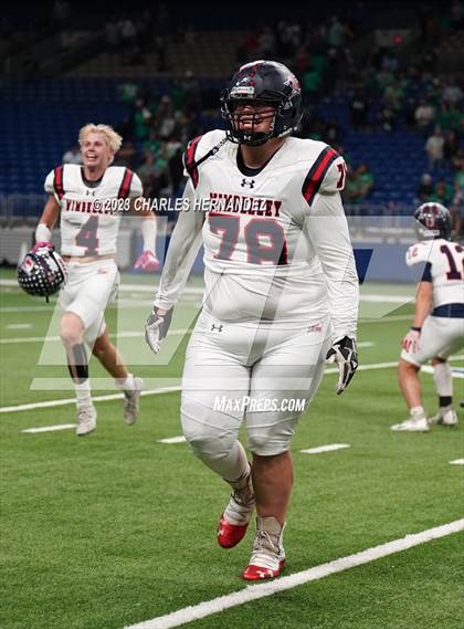 Thumbnail 1 in Cuero vs. Wimberley (UIL 4A Division II Semifinal) photogallery.