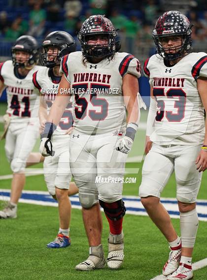 Thumbnail 3 in Cuero vs. Wimberley (UIL 4A Division II Semifinal) photogallery.