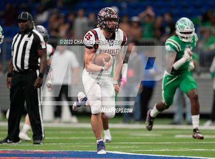 Thumbnail 1 in Cuero vs. Wimberley (UIL 4A Division II Semifinal) photogallery.