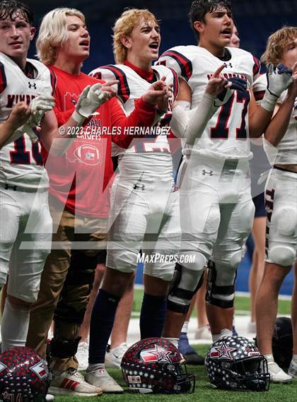 Thumbnail 2 in Cuero vs. Wimberley (UIL 4A Division II Semifinal) photogallery.