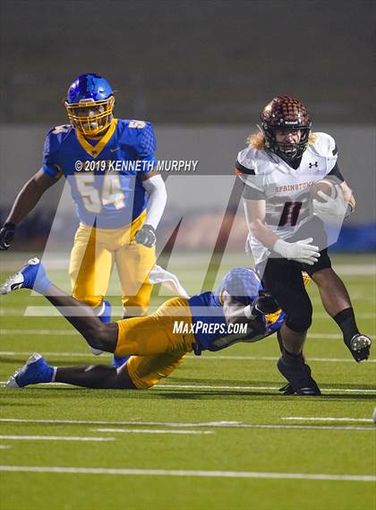 Thumbnail 3 in La Vega vs Springtown (UIL 4A Semifinal Playoff) photogallery.