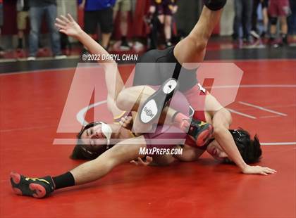 Thumbnail 2 in Rialto & Santa Paula vs Woodrow Wilson (CIF Southern Section Wrestling Championships) photogallery.