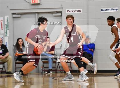 Thumbnail 1 in Baptist Prep vs. Perryville (AAA 3A Regional Playoff) photogallery.