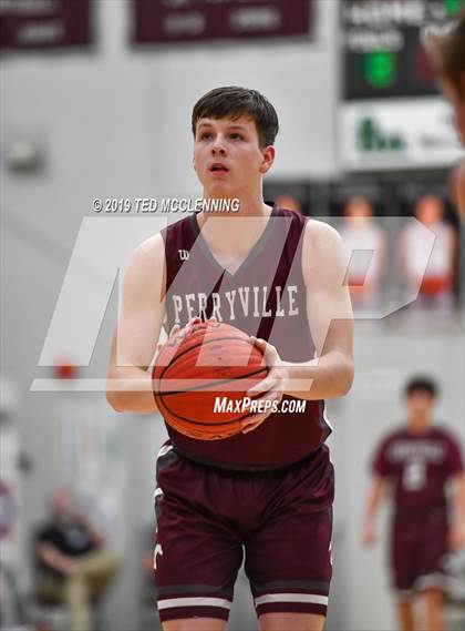 Thumbnail 2 in Baptist Prep vs. Perryville (AAA 3A Regional Playoff) photogallery.