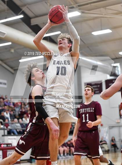 Thumbnail 2 in Baptist Prep vs. Perryville (AAA 3A Regional Playoff) photogallery.