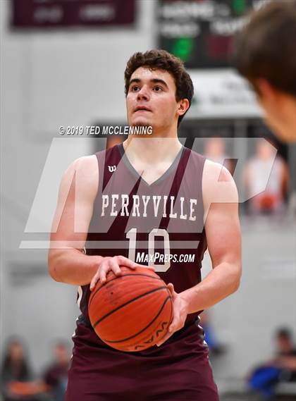 Thumbnail 1 in Baptist Prep vs. Perryville (AAA 3A Regional Playoff) photogallery.