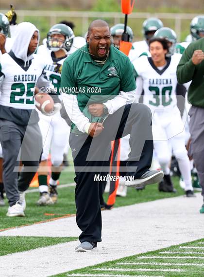 Thumbnail 1 in Marquez vs. Gardena (CIF LACS D3 Final) photogallery.