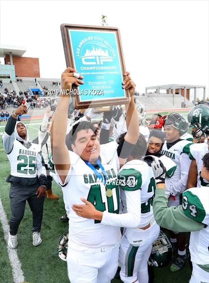 Thumbnail 2 in Marquez vs. Gardena (CIF LACS D3 Final) photogallery.