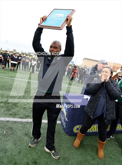 Thumbnail 1 in Marquez vs. Gardena (CIF LACS D3 Final) photogallery.