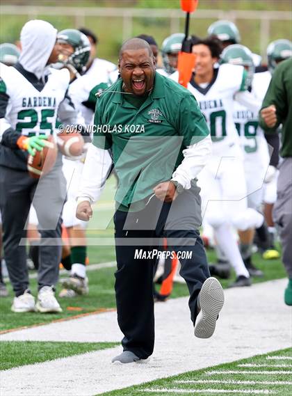 Thumbnail 3 in Marquez vs. Gardena (CIF LACS D3 Final) photogallery.