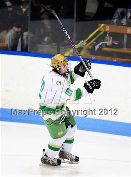 Thumbnail 2 in Glastonbury vs. Notre Dame (CIAC Division I Final) photogallery.