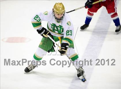 Thumbnail 2 in Glastonbury vs. Notre Dame (CIAC Division I Final) photogallery.