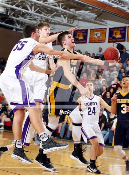 Thumbnail 3 in Coudersport vs. Wilmington Area (PIAA AA First Round) photogallery.