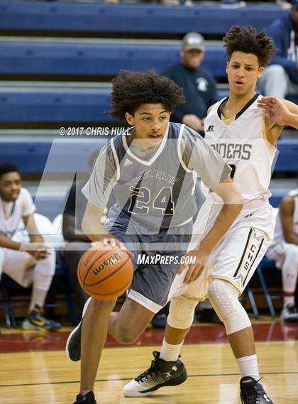 Thumbnail 1 in Concord vs. York Prep (Hoodie's House Hoops Classic) photogallery.