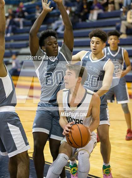 Thumbnail 1 in Concord vs. York Prep (Hoodie's House Hoops Classic) photogallery.