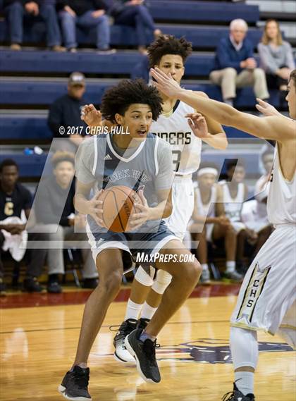 Thumbnail 2 in Concord vs. York Prep (Hoodie's House Hoops Classic) photogallery.