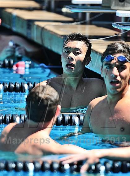 Thumbnail 2 in CIF SS D2 Boys Swimming Championships photogallery.