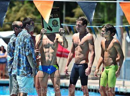 Thumbnail 3 in CIF SS D2 Boys Swimming Championships photogallery.