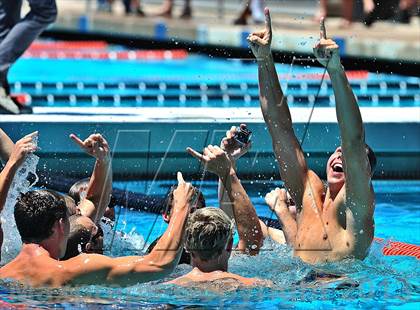 Thumbnail 2 in CIF SS D2 Boys Swimming Championships photogallery.