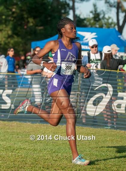 Thumbnail 3 in Clovis Invitational Division 1 5K Varsity Girls Race photogallery.