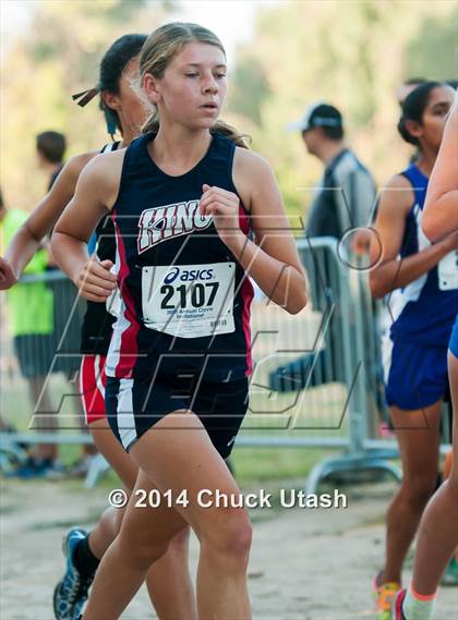 Thumbnail 3 in Clovis Invitational Division 1 5K Varsity Girls Race photogallery.