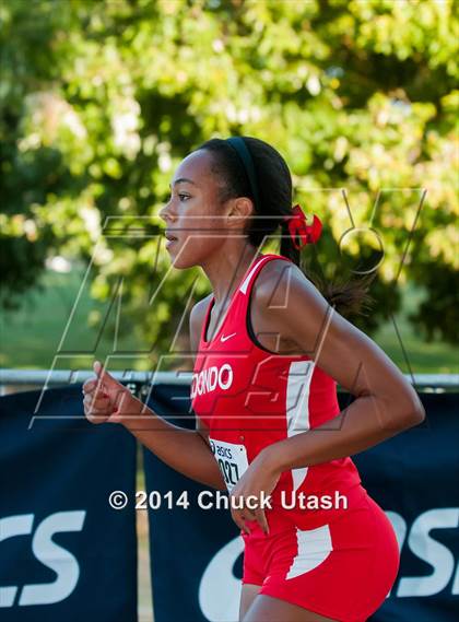 Thumbnail 3 in Clovis Invitational Division 1 5K Varsity Girls Race photogallery.